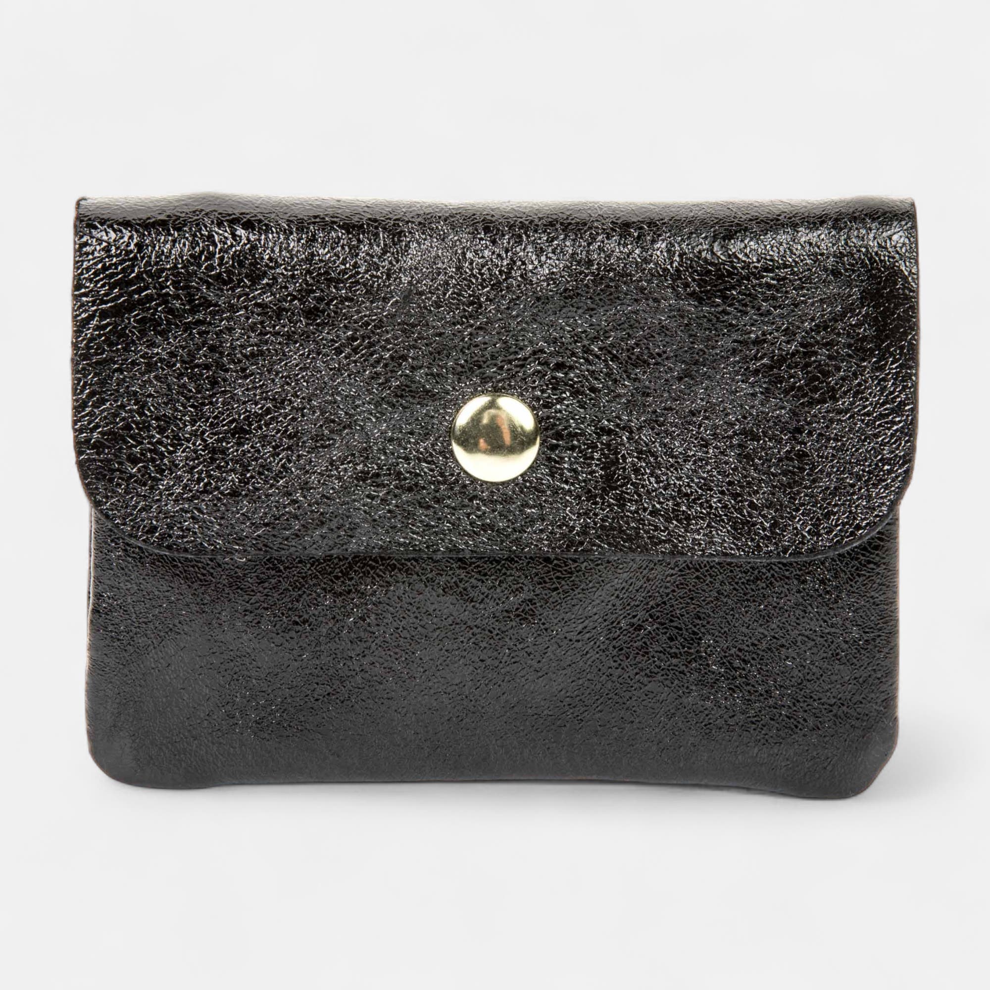 Petite maroquinerie en cuir noir