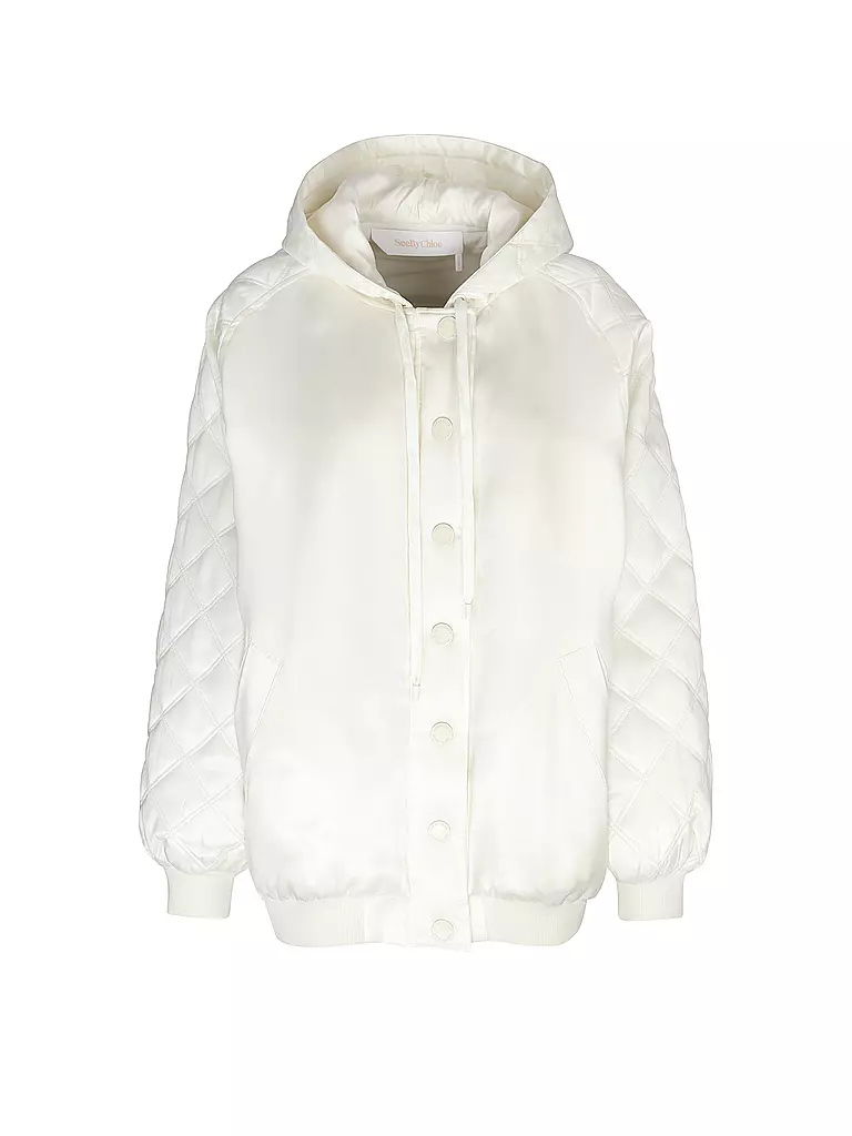 SEE BY CHLOE Sweatjacke  creme