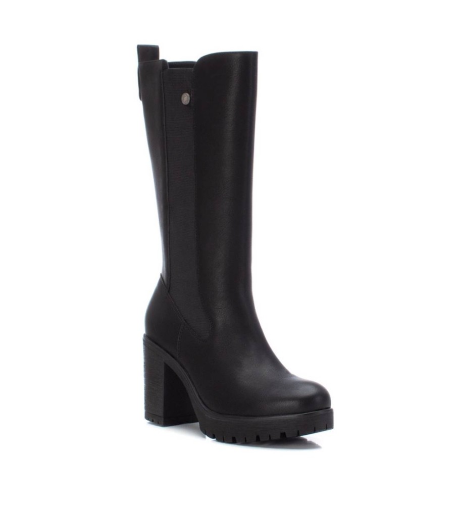 Botas Refresh 171490 Pretas - Altura do Salto 8cm -