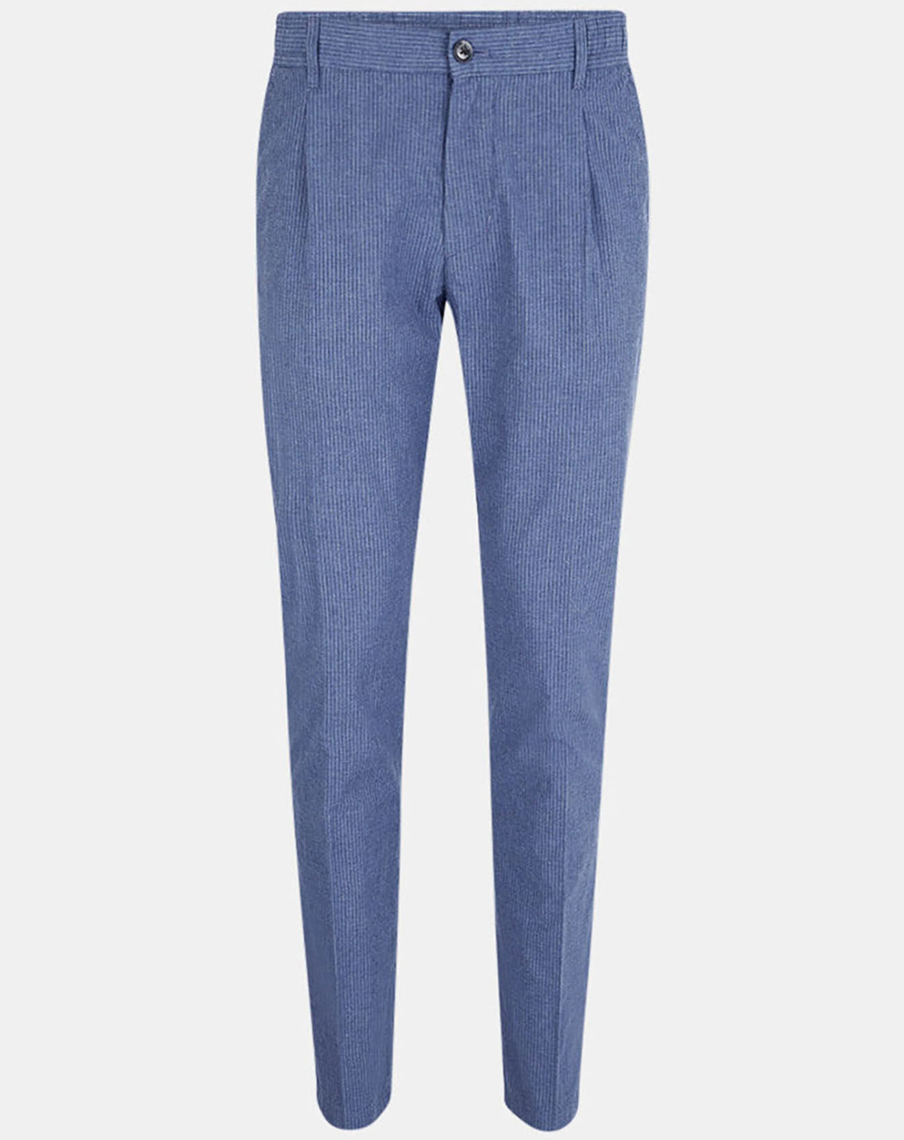 Tommy Hilfiger Pantalon regular fit denton active pinstripe bleu moyen