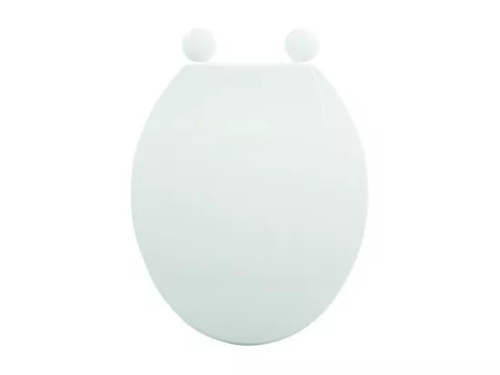 Abattant wc Blanc - Charnières PS MSV