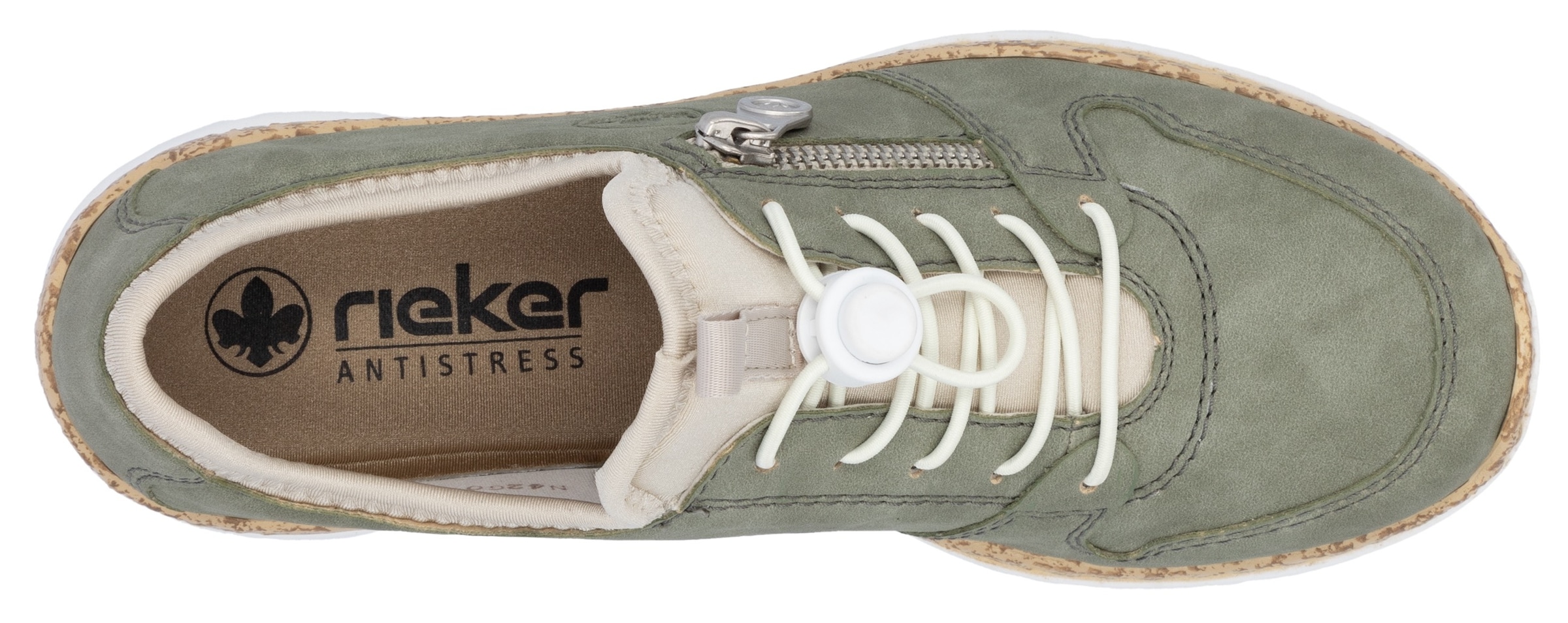 Rieker Slip-On Sneaker  Freizeitschuh, Halbschuh, Slipper mit leichter Laufsohle