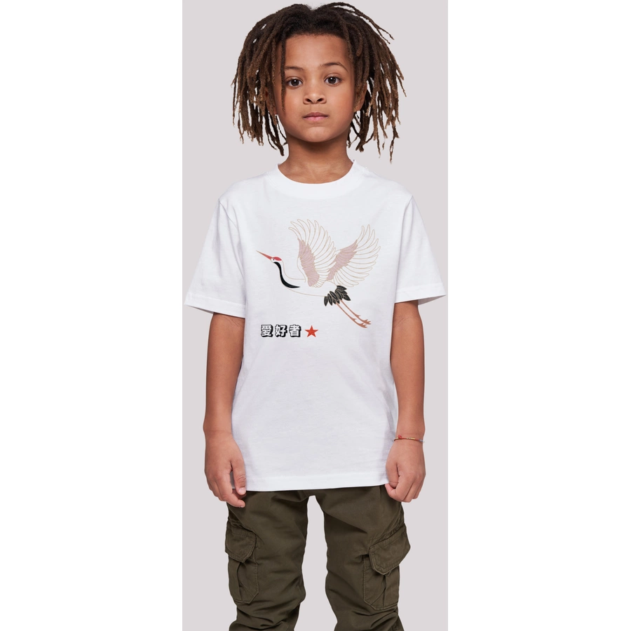 F4NT4STIC T-Shirt Kranich Japan weiß
