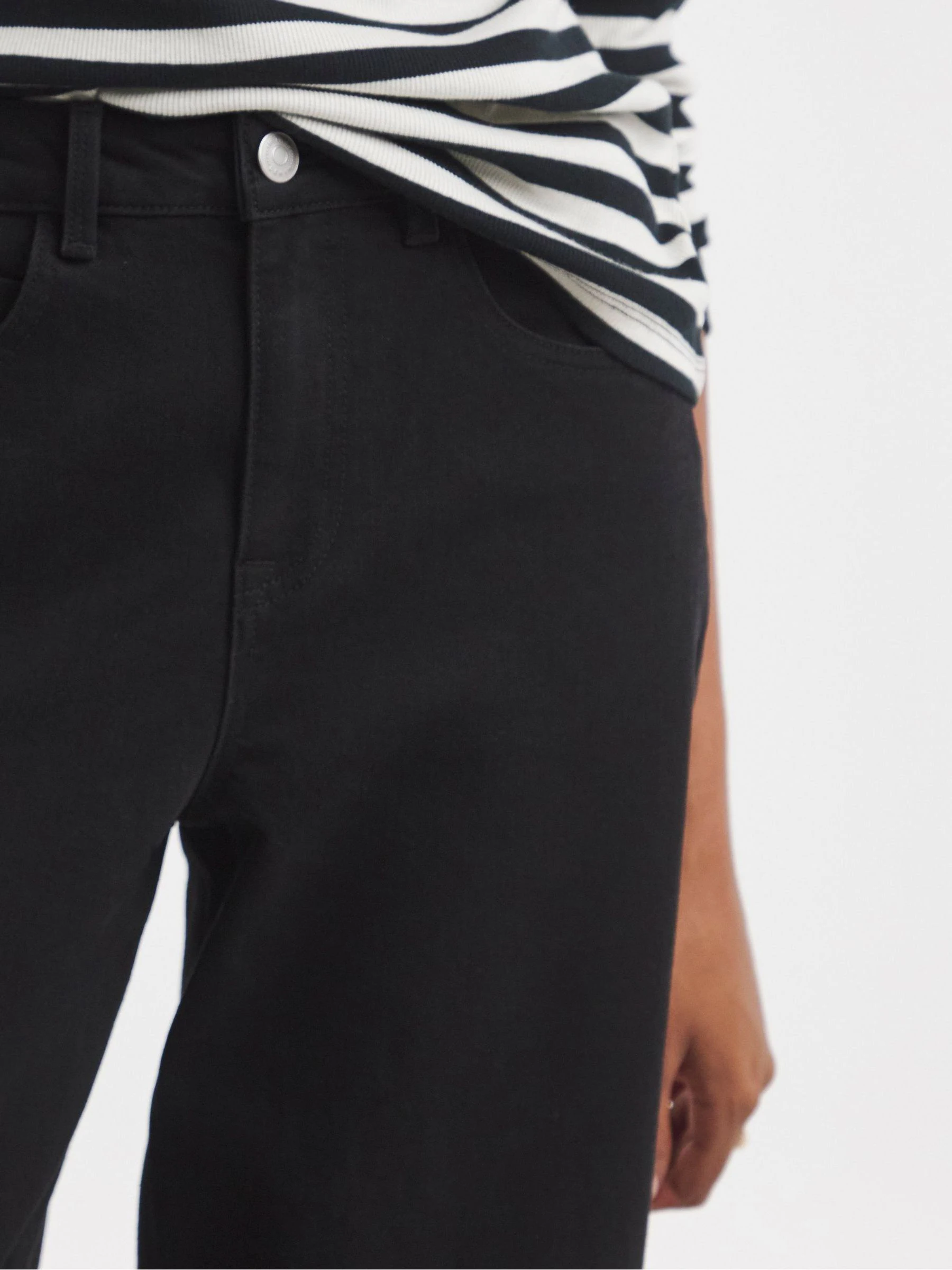 Zwart - Simply Be Smart Tapered Barrel Jeans