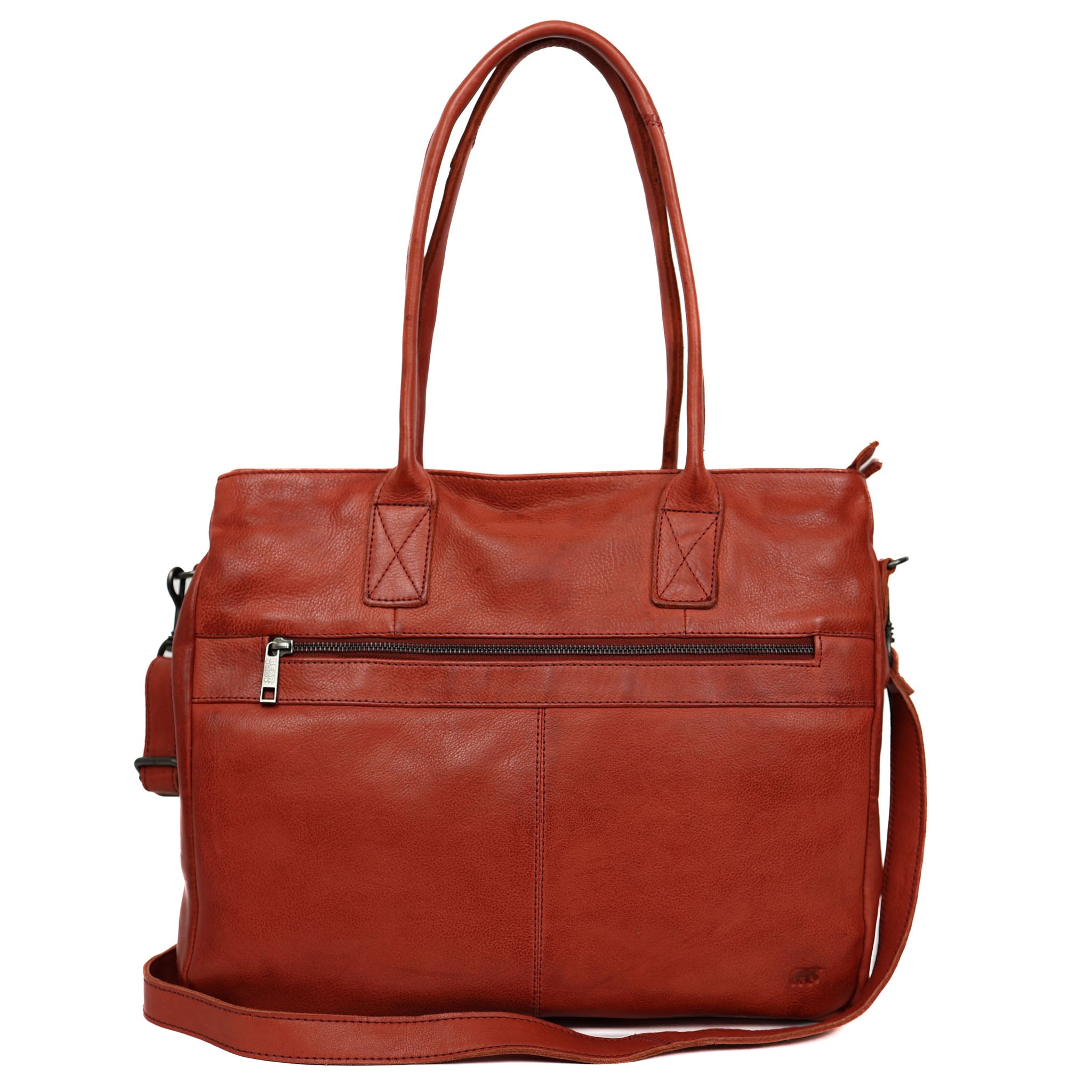 Hand-/schoudertas met laptopvak 'Maeve' rood Rood