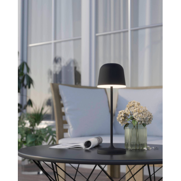 Eglo USB oplaadbare buitenlamp Mannera 2.2W zwart