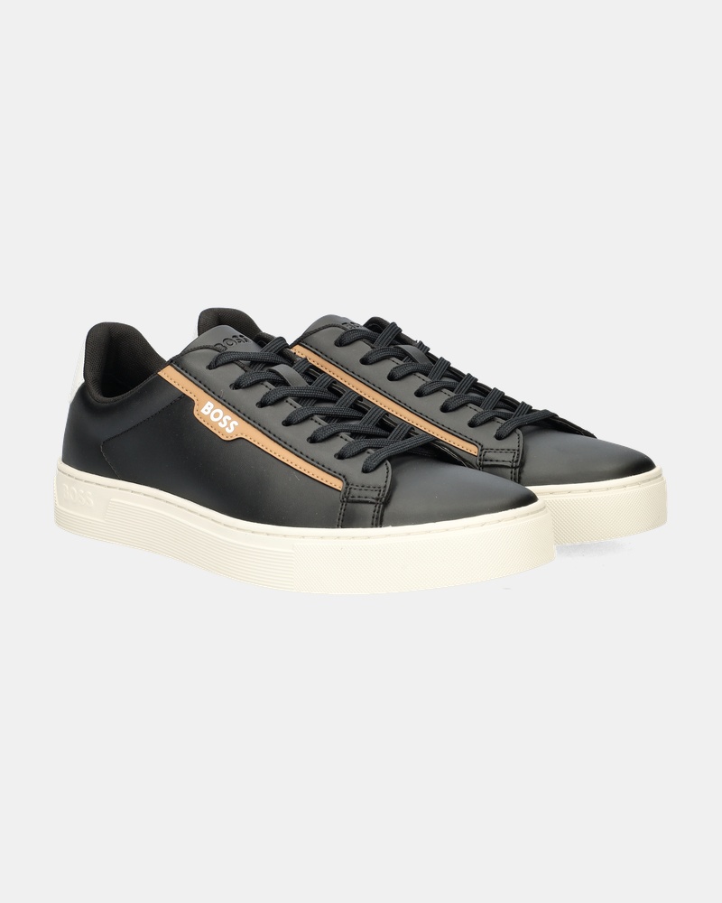 BOSS Rhys Tennis Sneakers  - zwart