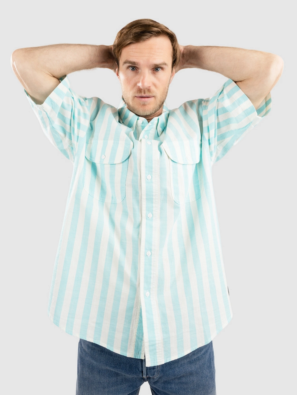 Levi's Skate Neutrals Shirt 90s blue white