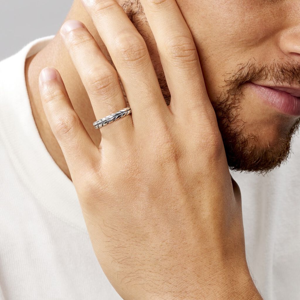 Bague Denys Argent Blanc