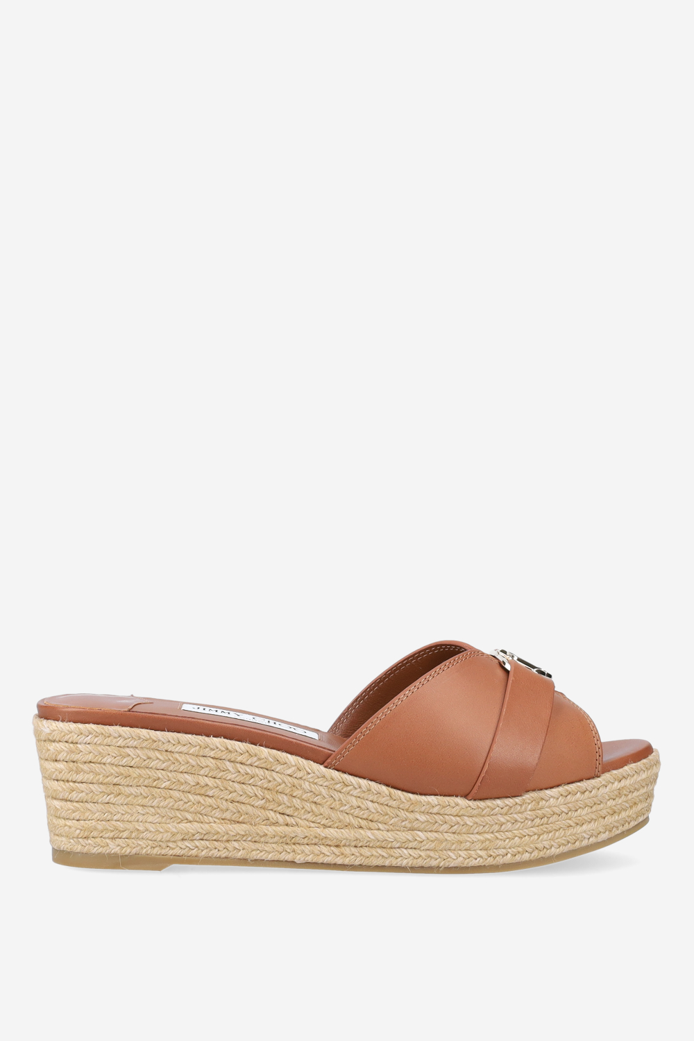 Leda 50 leather wedge sandals