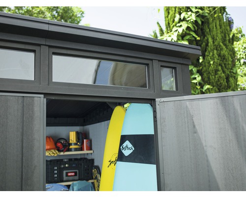 Keter Artisan 11x7 tuinhuis inclusief vloer 342 x 218 cm houtlook