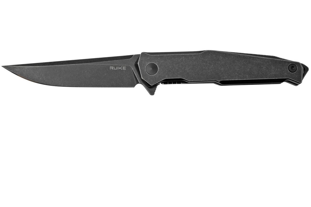 Ruike P108-SB Black zakmes, Blackwashed frame