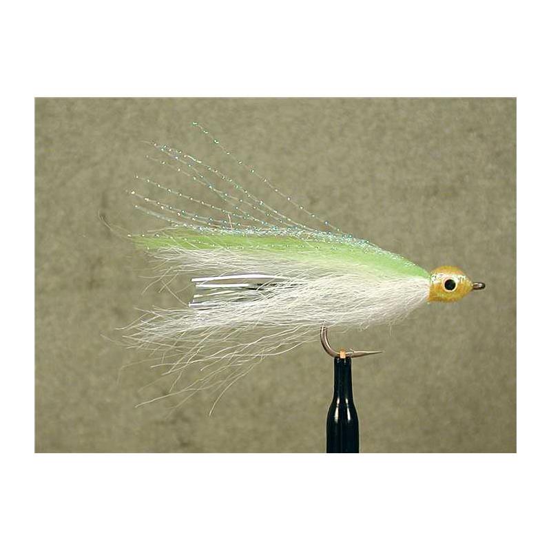 Mouche Mer Tof Fuzz Sea Minnow - Chartreuse