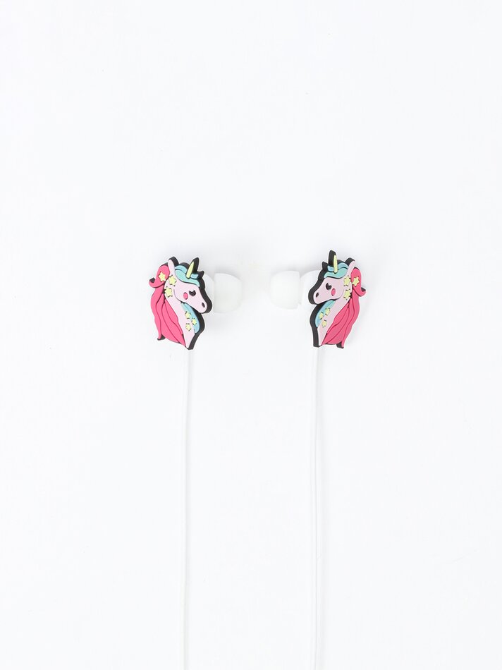 Fones de ouvido Unicórnio - Rosa