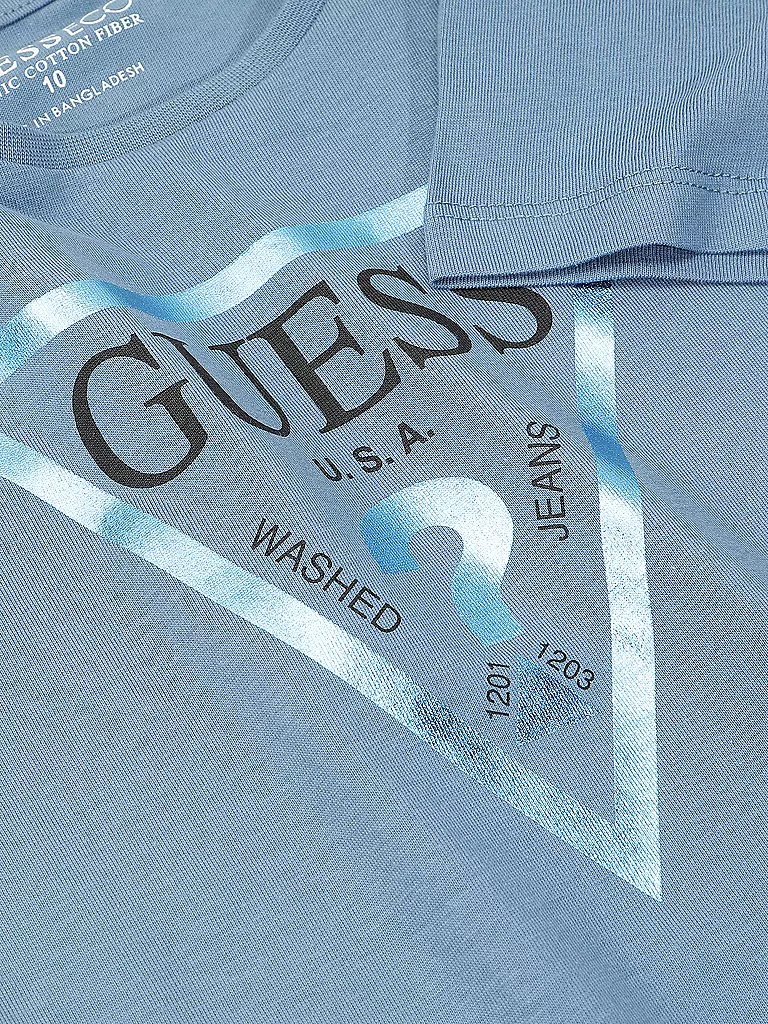 GUESS Mädchen T-Shirt blau