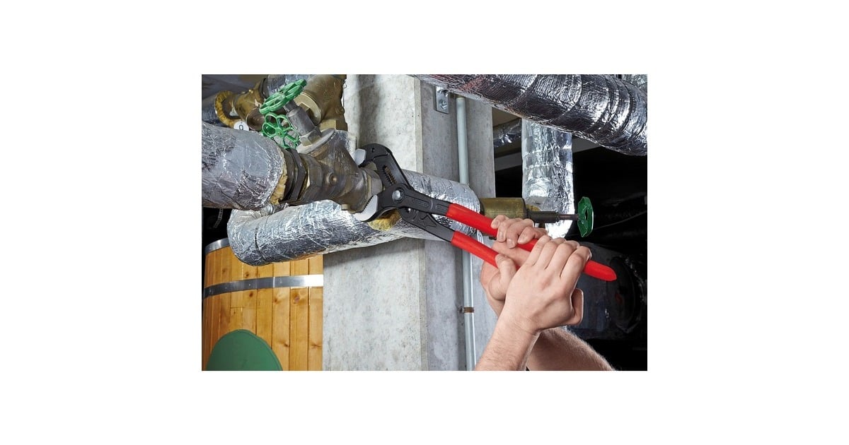 KNIPEXCobra XXL Waterpomptang 8701560 zweedse- / waterpomp-tang  (Rood)