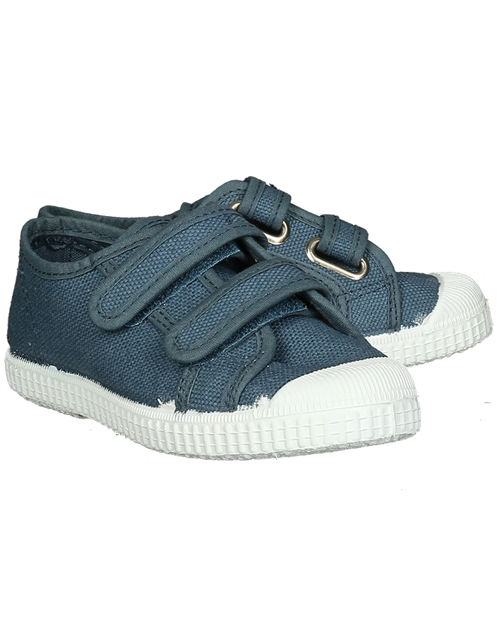 Klett-Stoffschuhe MARINO in blau