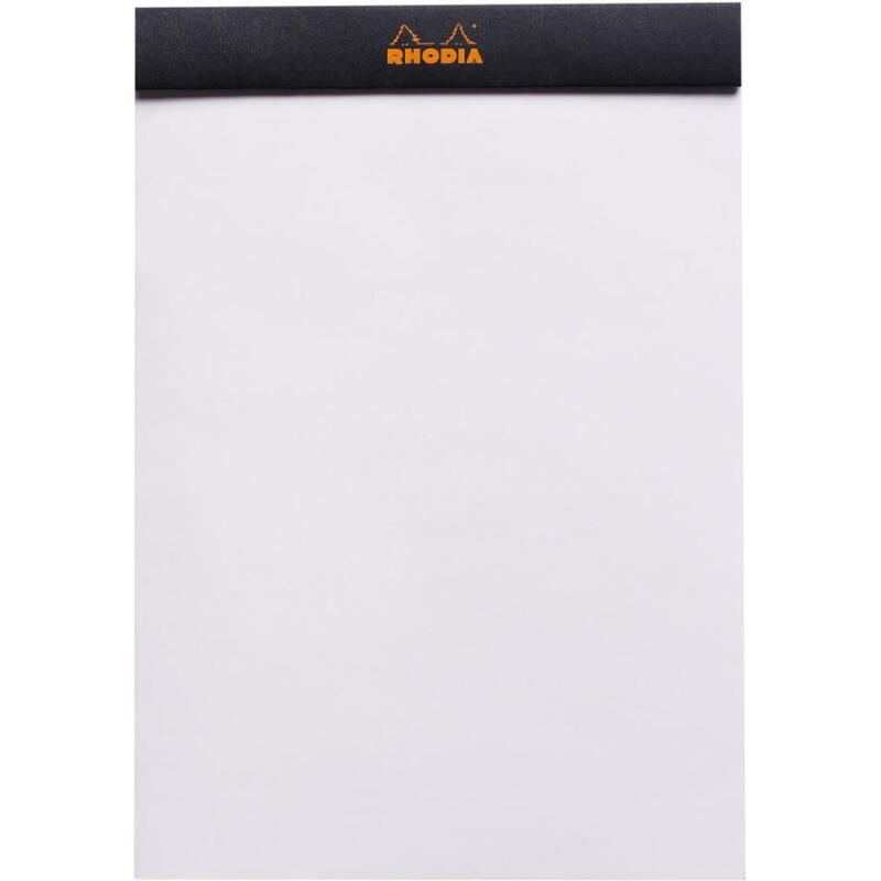 Bloc agrafé N°16 A5 80 feuilles unies 80 g. - Noir