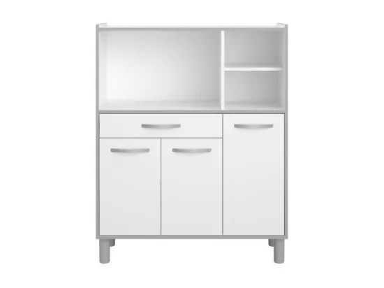 READY Buffet combine de cuisine L 101cm Blanc