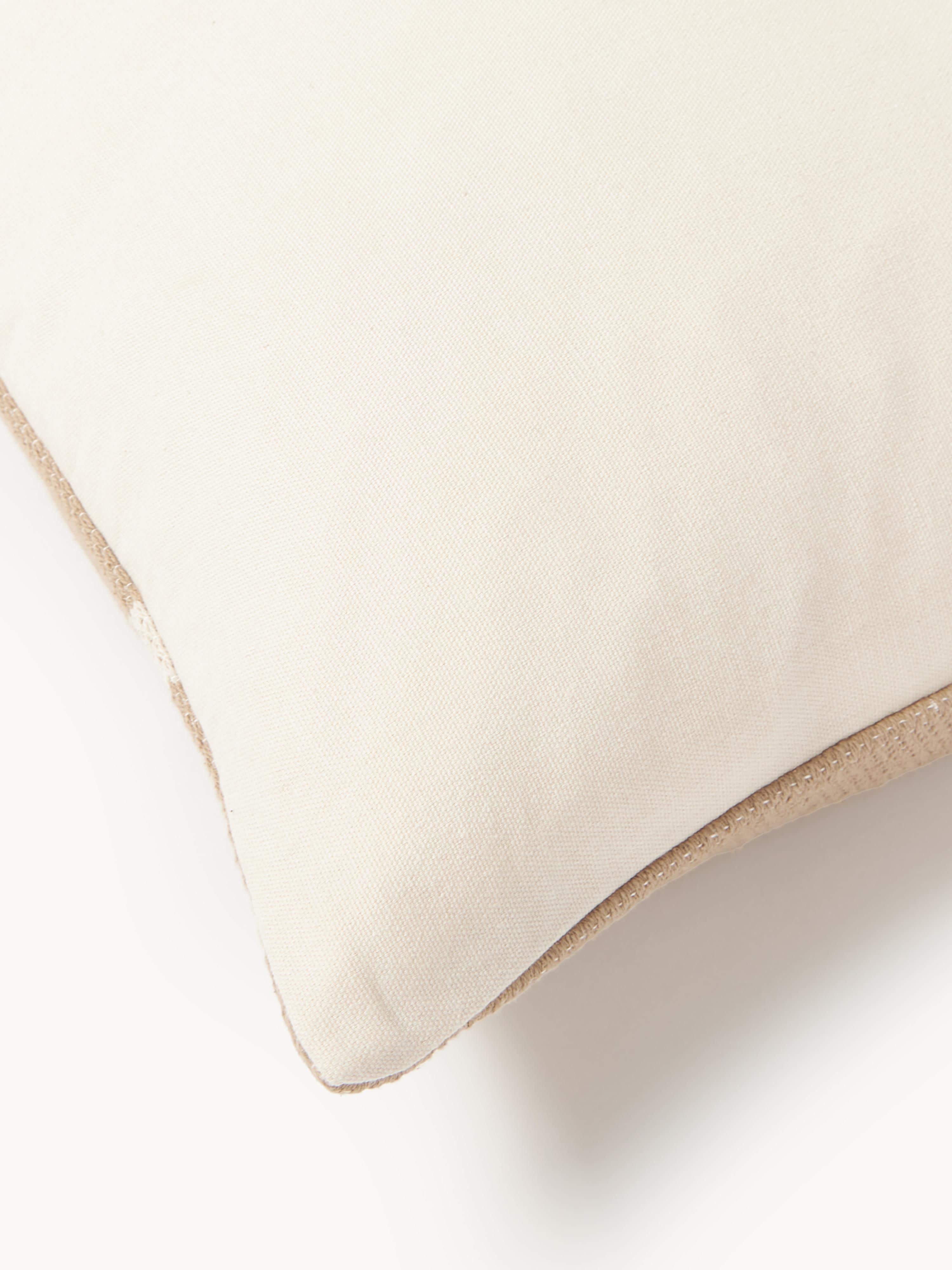 Handgeweven kussenhoes Asta met geometrisch patroon