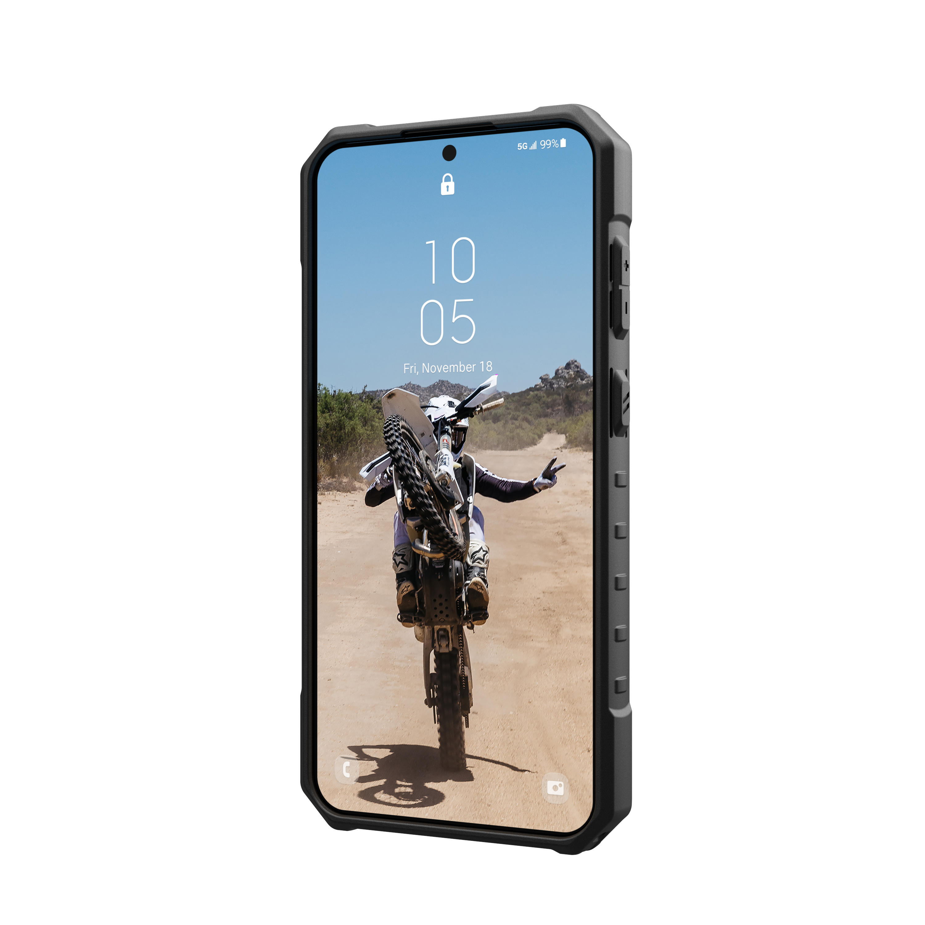 Samsung Galaxy S23 FE Schutzhülle Pathfinder (214410114040) - Schwarz