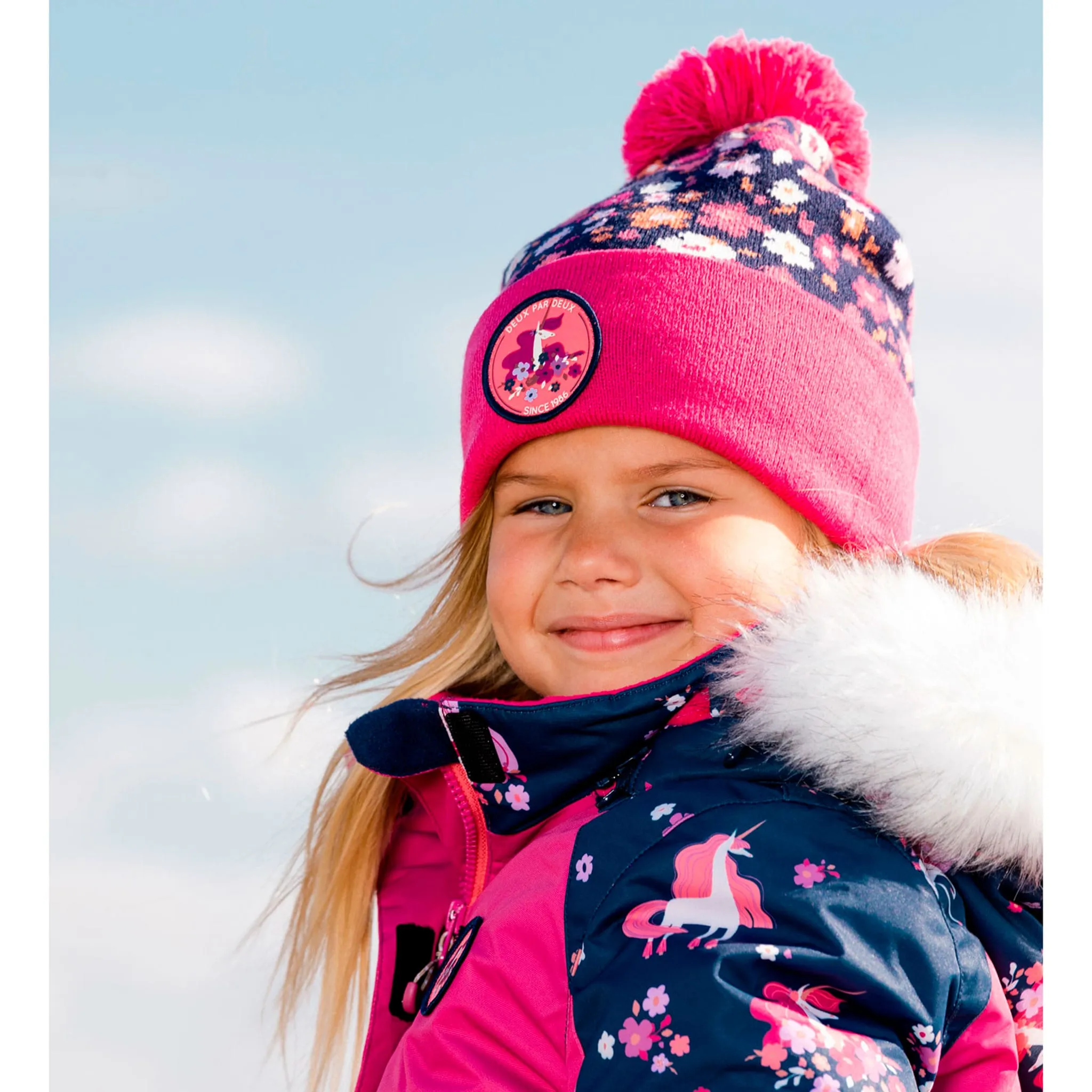 Deux par Deux Tuque Tricot Licorne 2-14ans