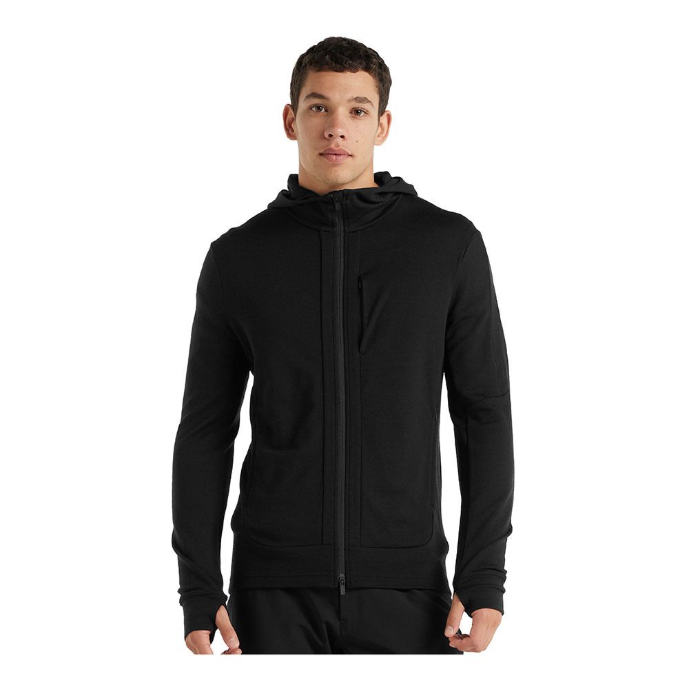 Icebreaker QUANTUM III MERINO - Sweat Homme black