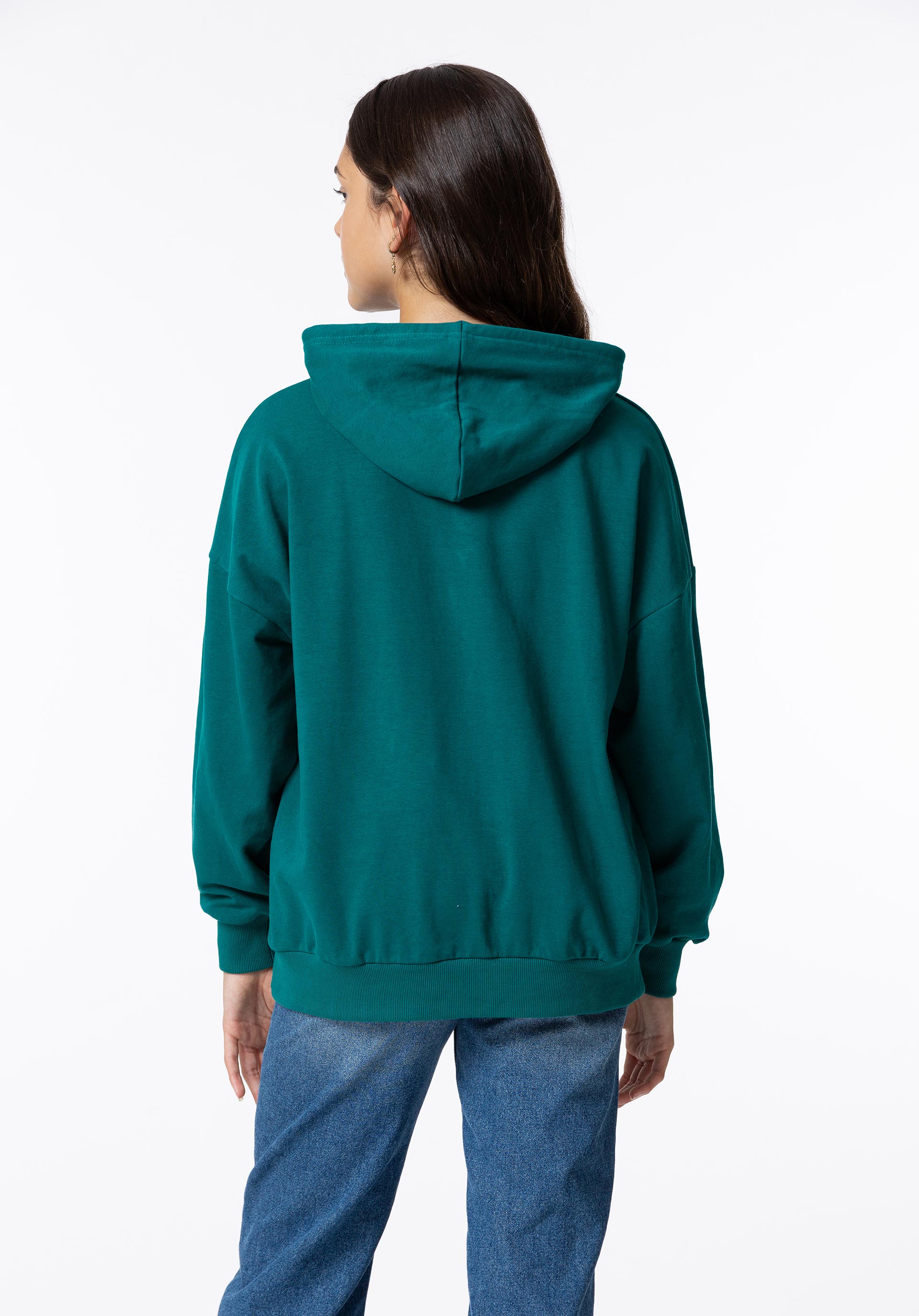 Hoodie com Estampado Frontal