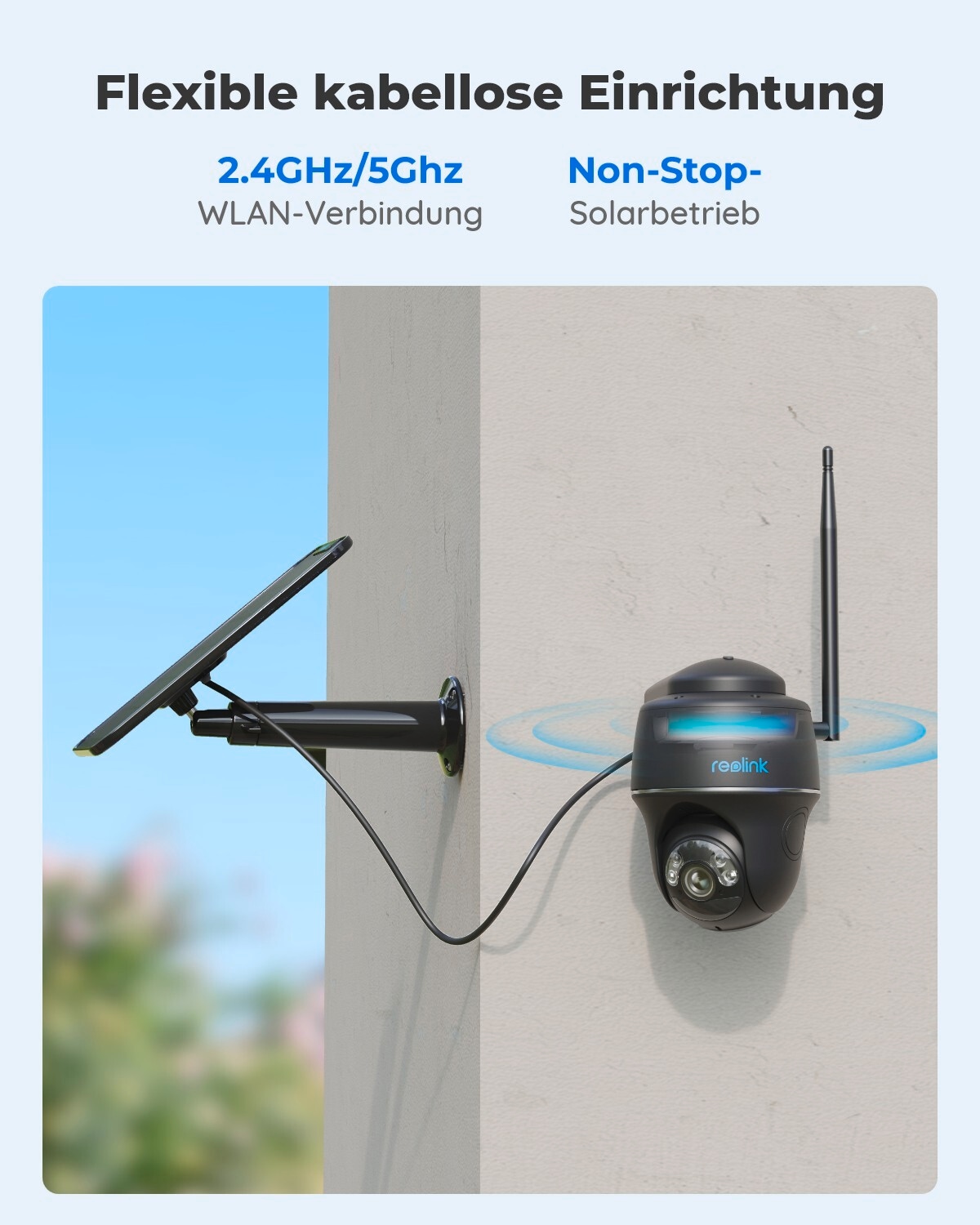 Reolink Überwachungskamera »Argus Series B430-B Battery-WiFi« Aussenbereich