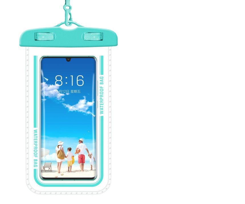Seneliel - Transparante waterdichte telefoonhoes voor touchscreen