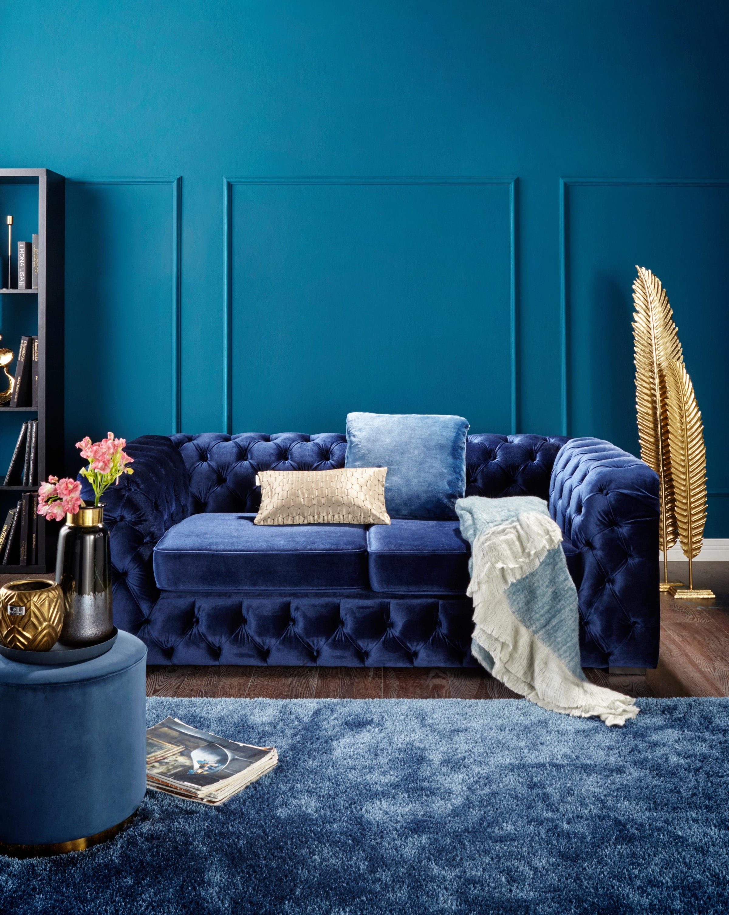 Home affaire Chesterfield-Sofa »Kalina« mit klassischer Chesterfield-Knopfheftung