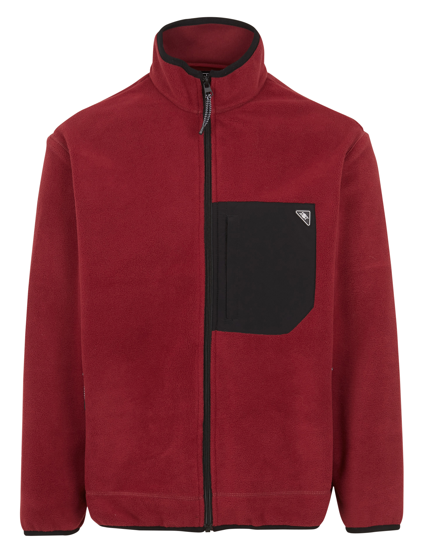 ASPIN - Veste polaire droite à col montant | Rouge