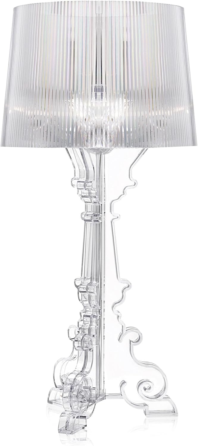 Kartell Bourgie, Tischleuchte, Dimmer, Kristall