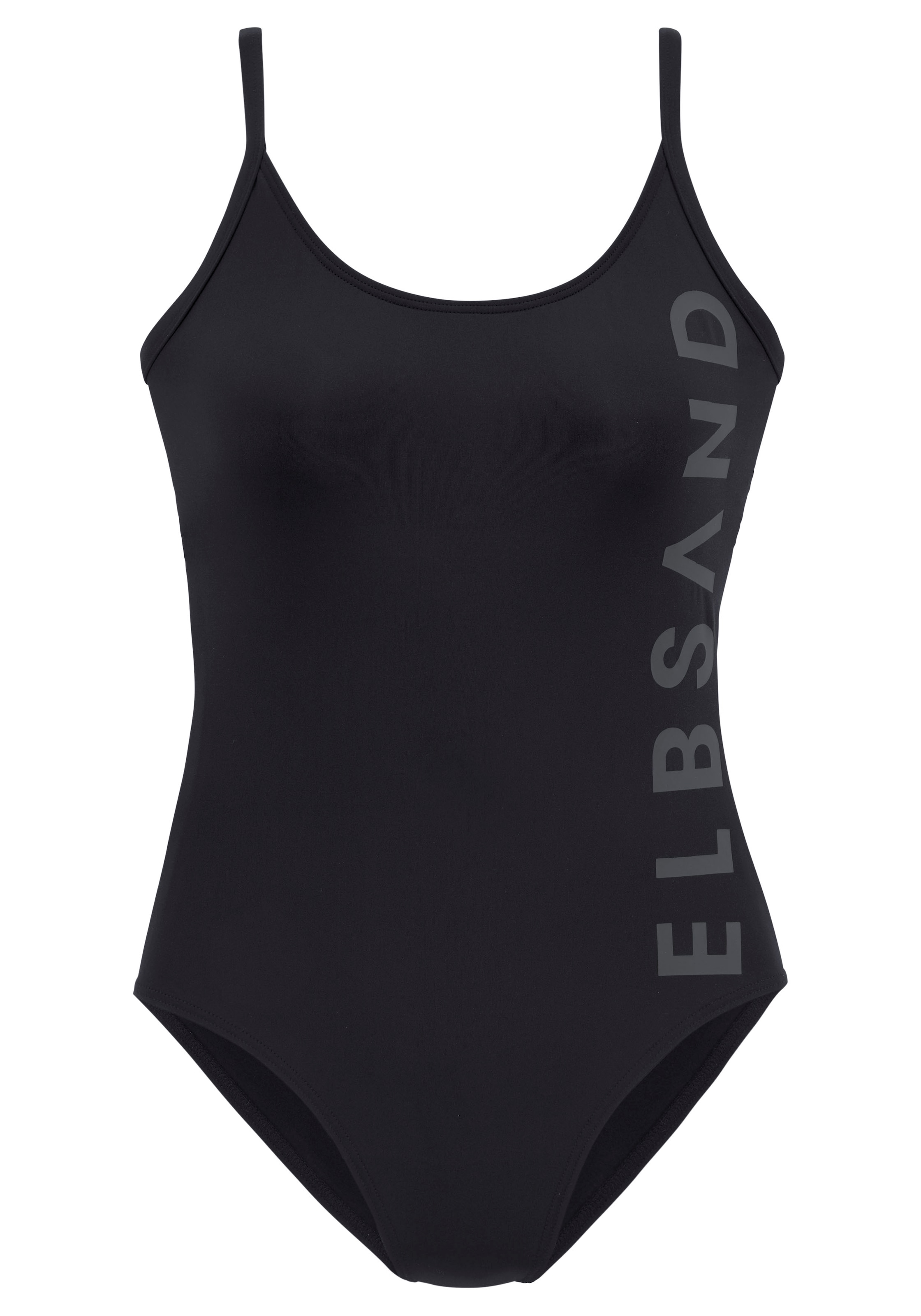 Elbsand Badeanzug , in sportlichem Design mit grossem Schriftzug