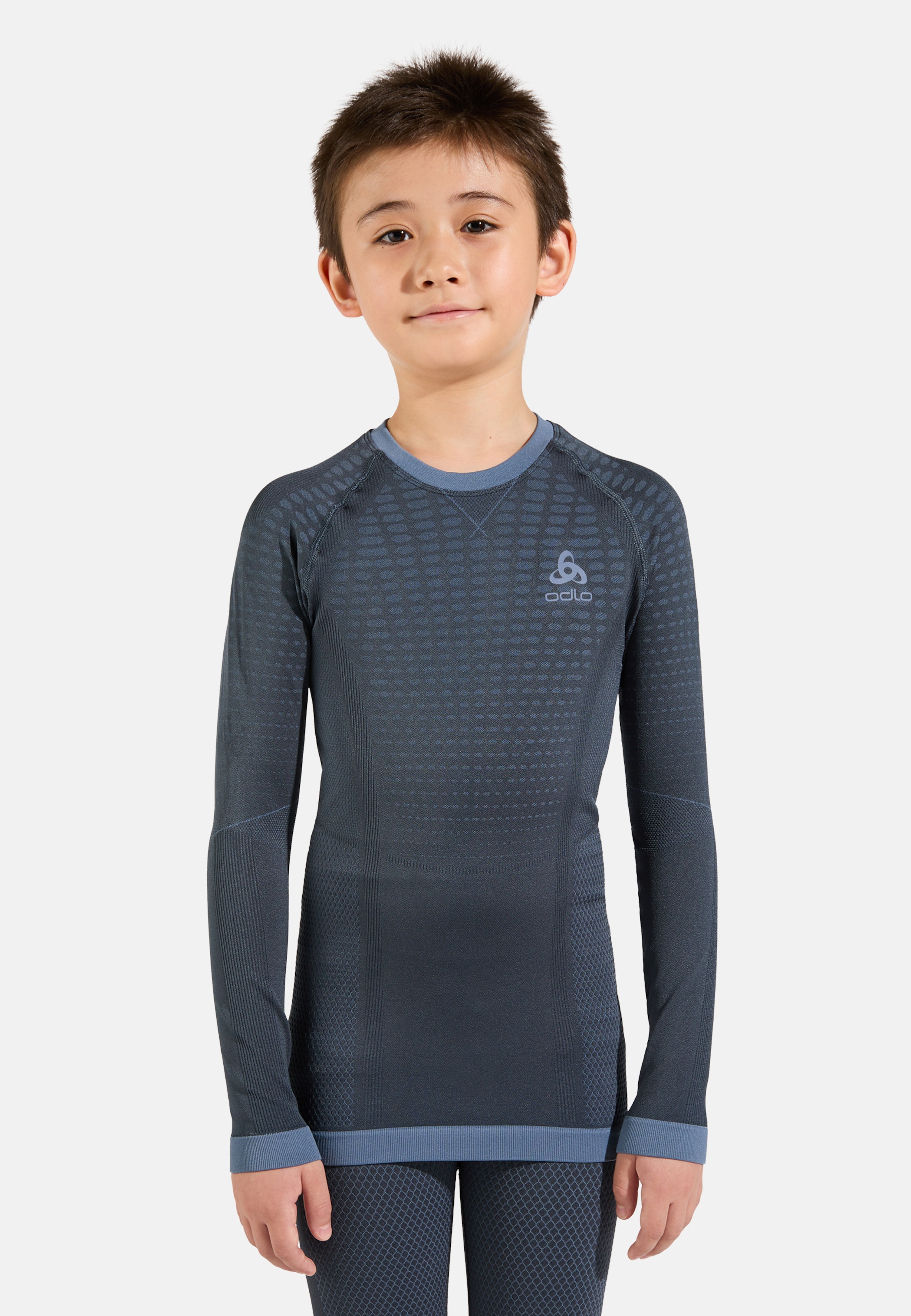 Evolution Warm Base Layer Langarmshirt in india ink - folkstone gray