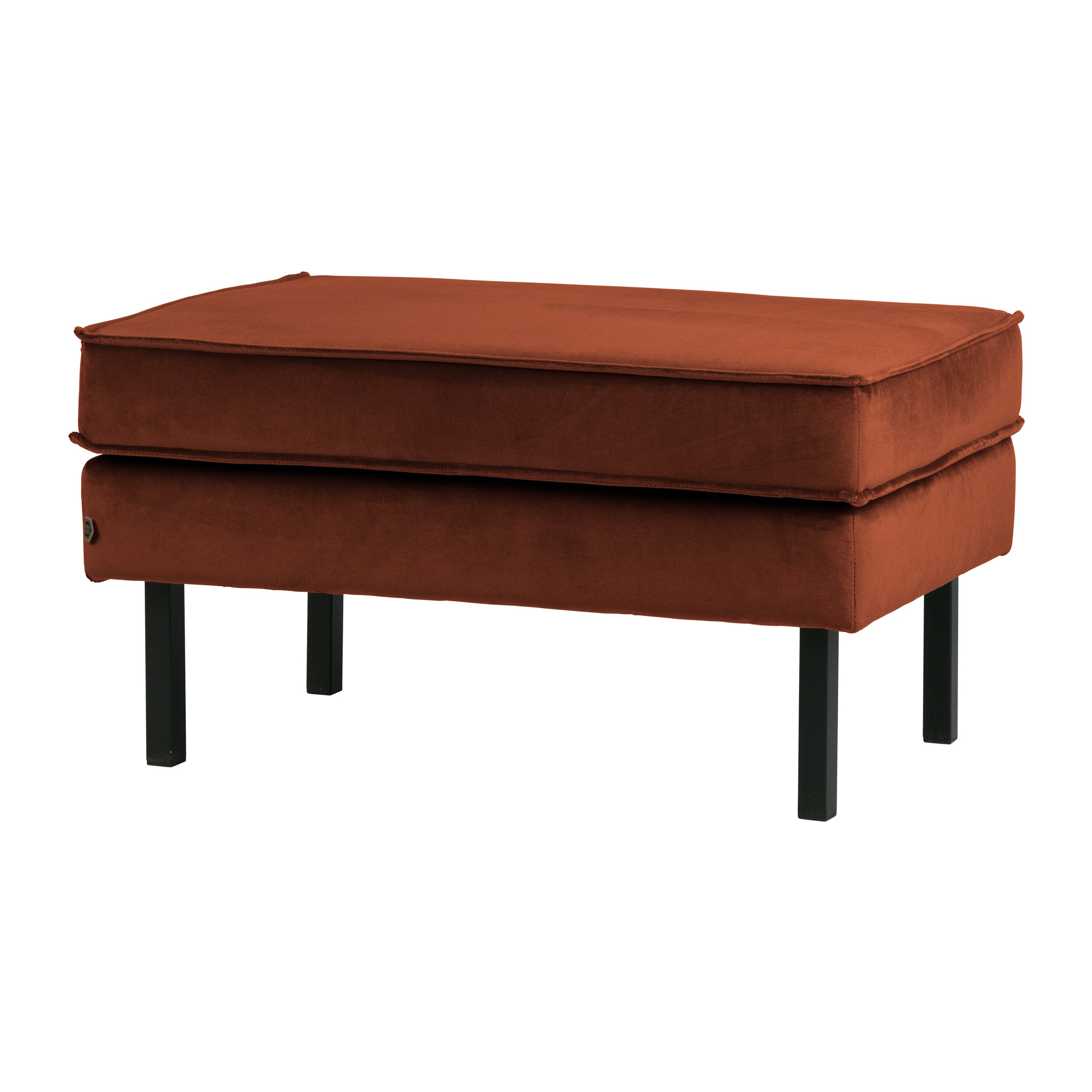 WOOOD Rodeo Hocker - Velvet - Roest