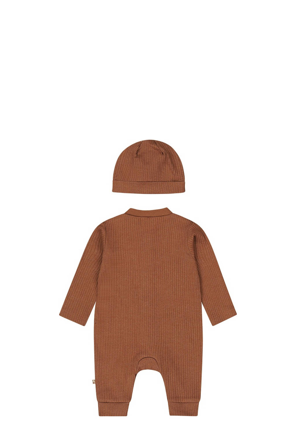 Dirkje boxpak + muts bruin