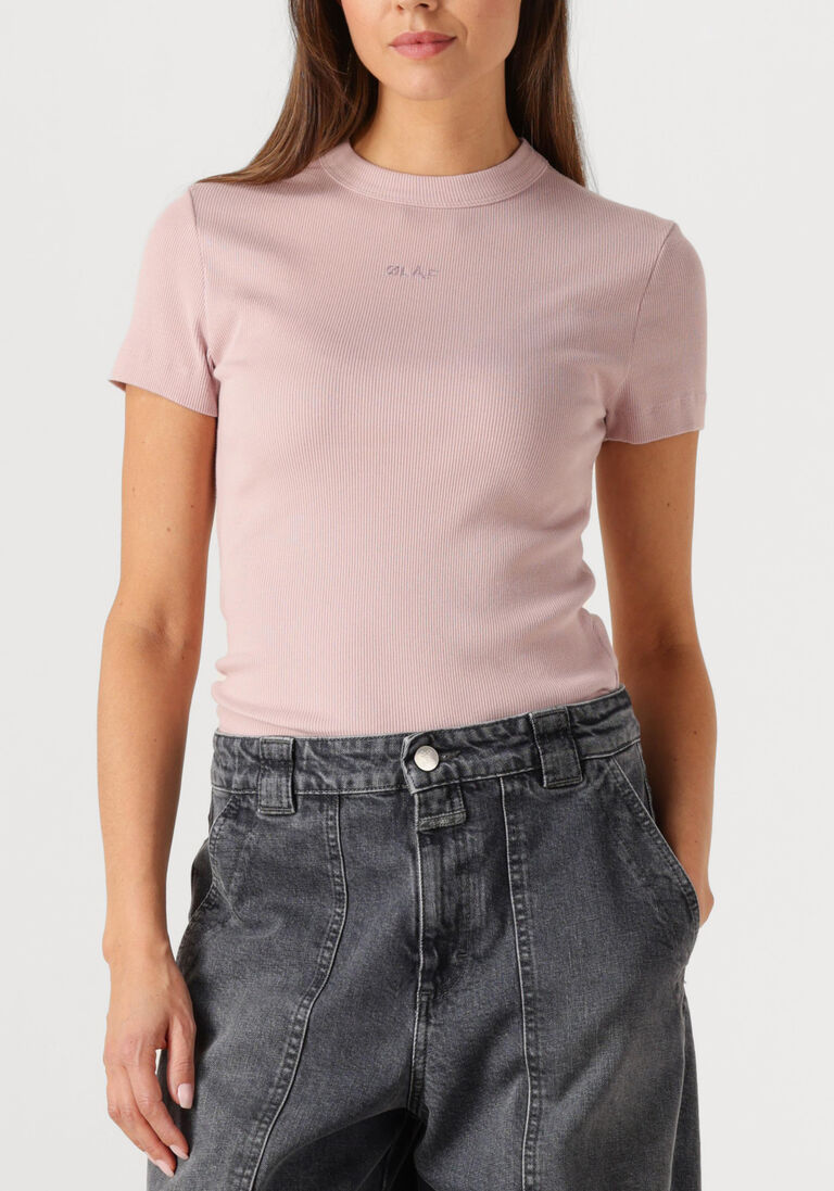 paarse olaf hussein t-shirt essentiel washed tee
