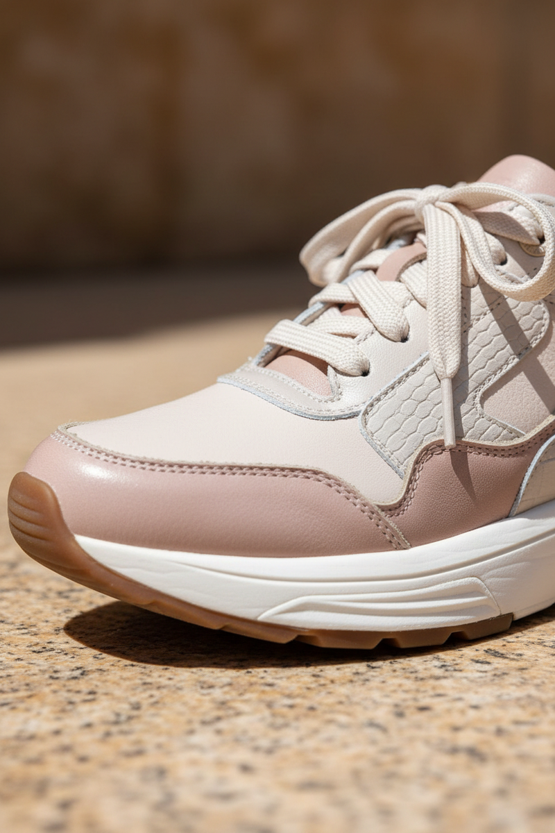 Xsensible Golden Gate Stretchwalker Sneakers Beige Dames