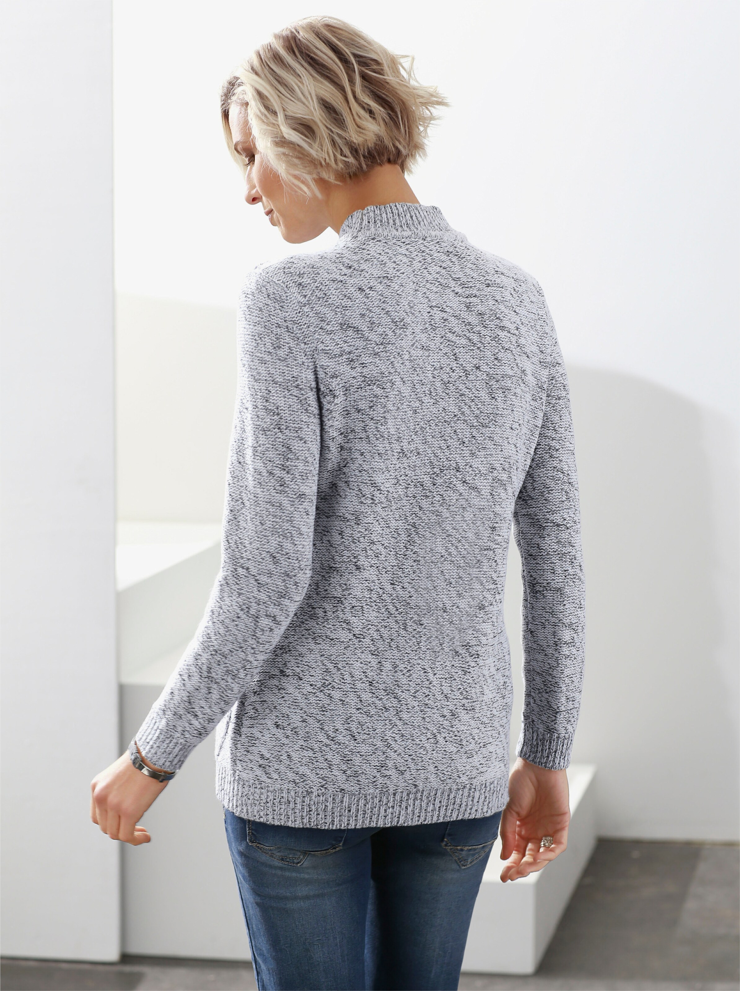 Stehkragenpullover