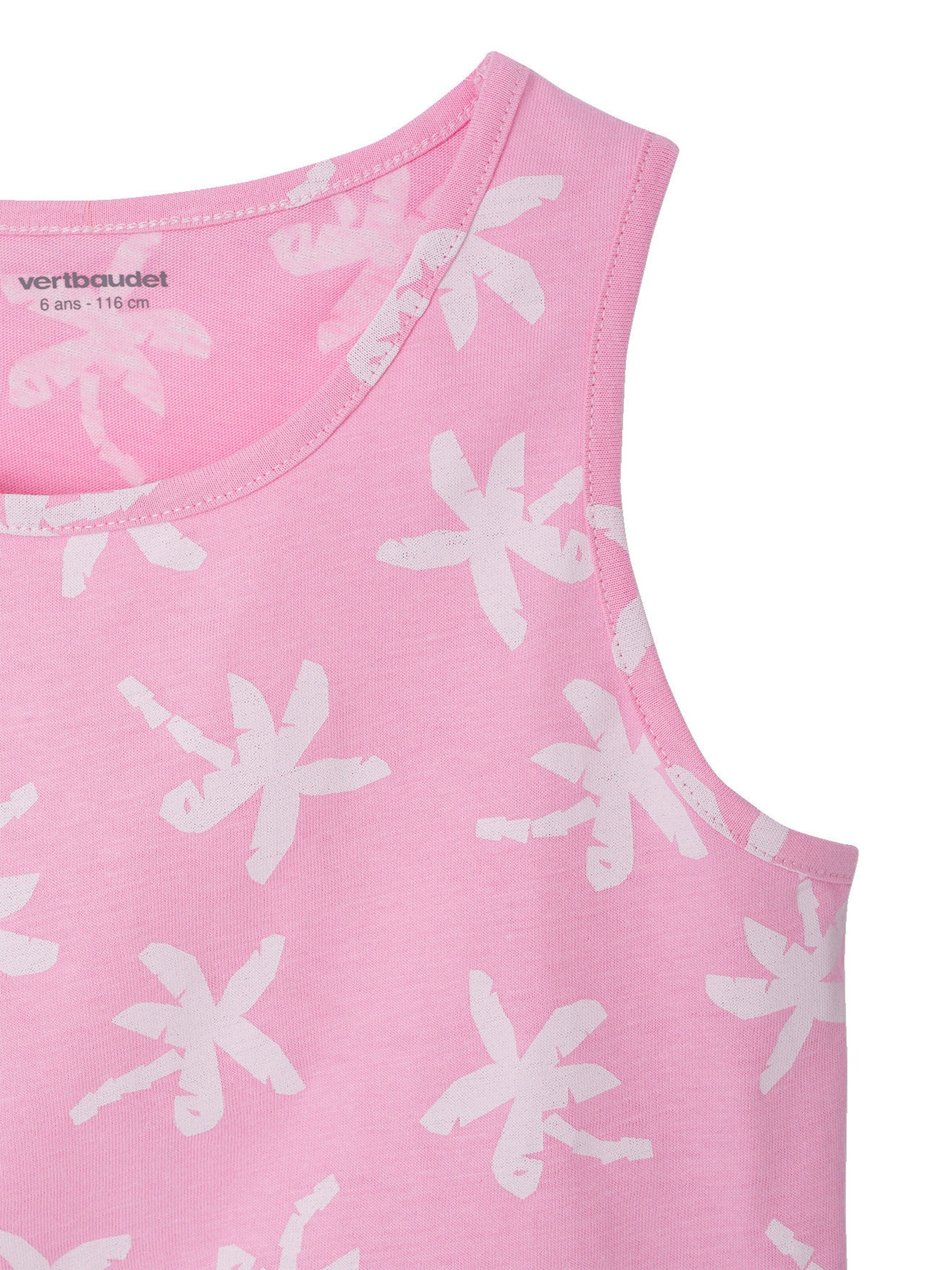 Vertbaudet 2er-Pack Mädchen Sommer-Schlafanzüge rosa