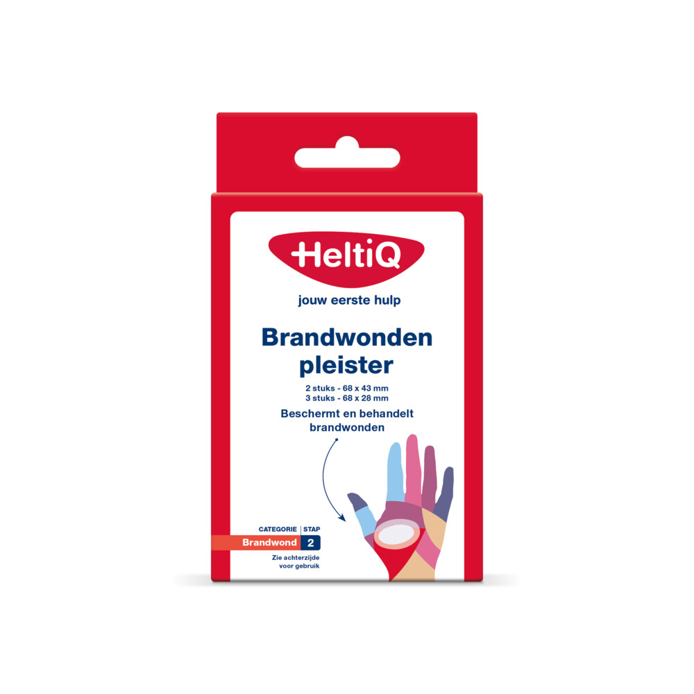 HeltiQ Brandwonden Pleister5 stuks