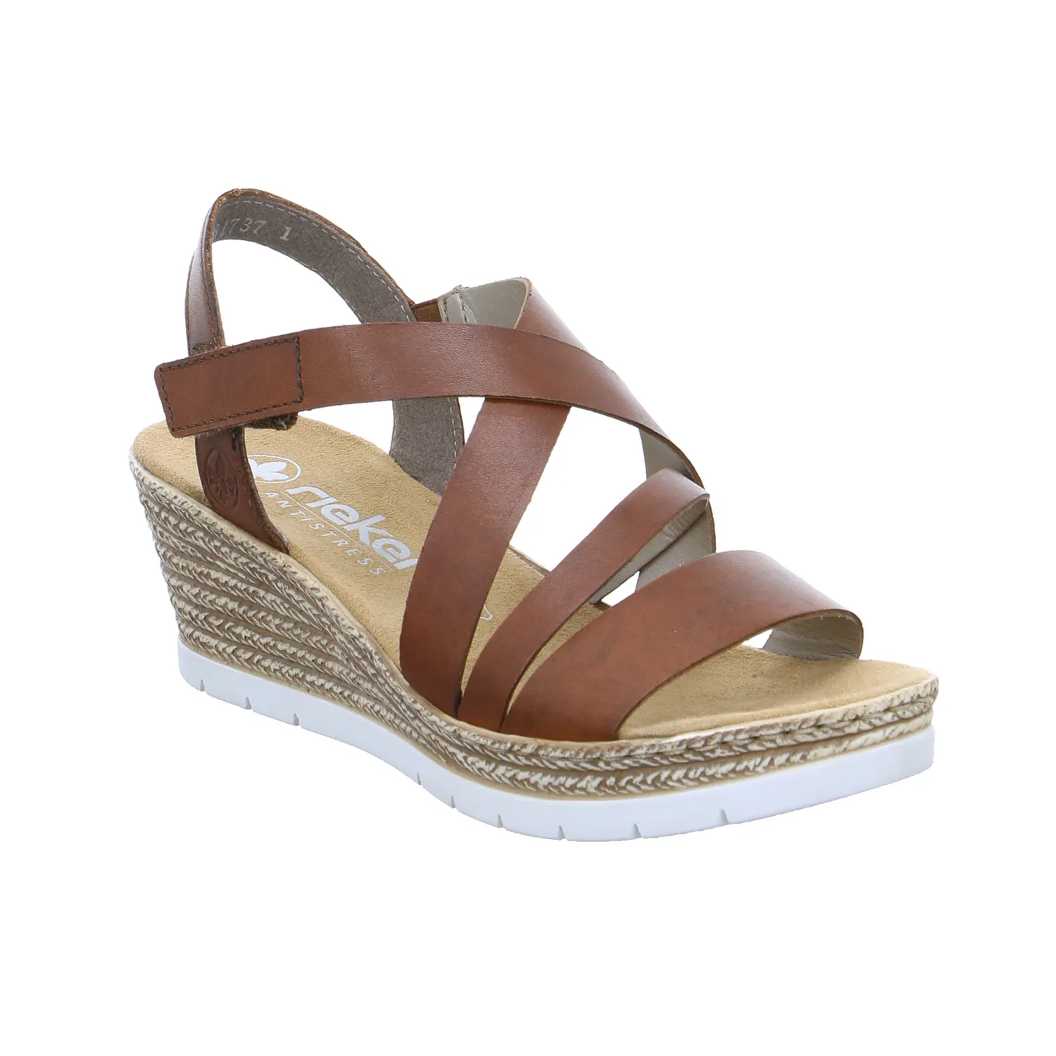 RIEKER Sandalette Braun Lederimitat