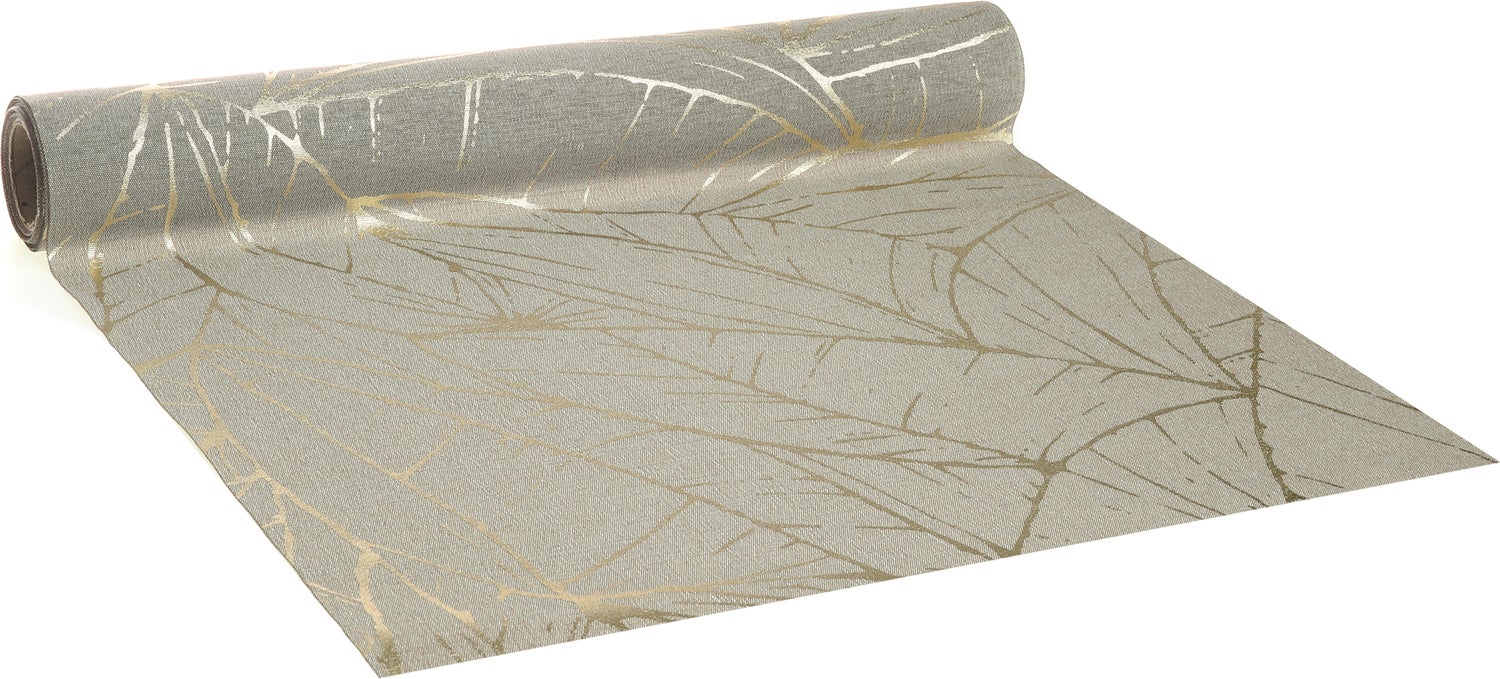 Vivant tafelloper Botachic taupe 250 x 28 cm