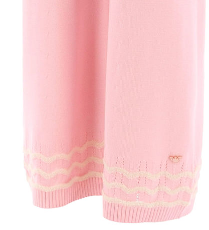 Emporio Armani Hosen - Strick - Pink/Off White