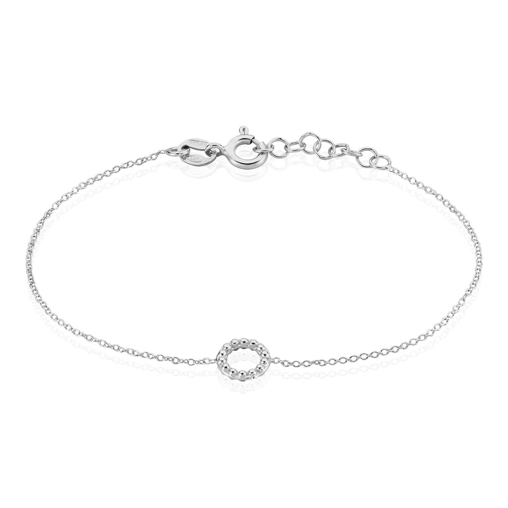 Bracelet Peytone Argent Blanc