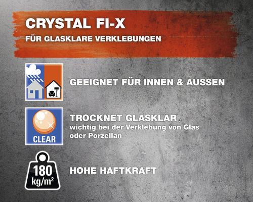 ROXOLID Crystal FI-X montagelijm 300 g