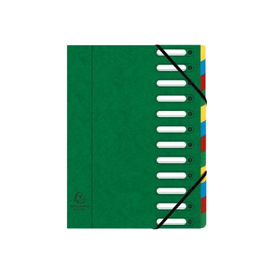 Exacompta Harmonika - Trieur à fenêtres 12 positions - disponible dans différentes couleurs
