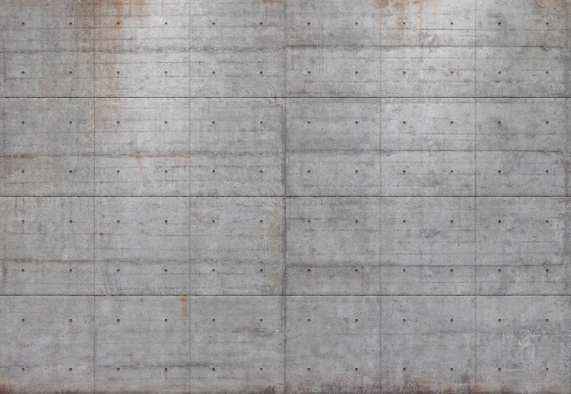Komar Fototapete »Concrete Blocks - Grösse 368 x 254 cm« bedruckt glatt Wohnzimmer, Schlafzimmer
