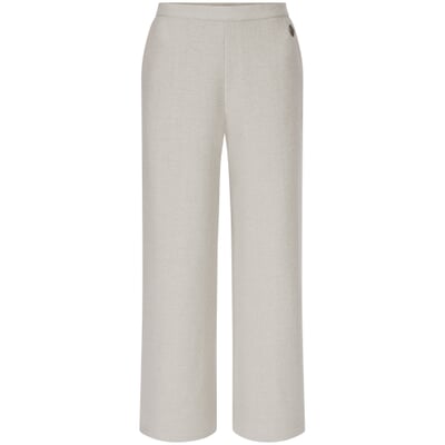 Damen-Strickpants, Ecru
